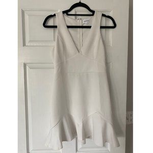 Superdown White Peplum Dress